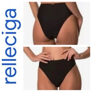 ➡️NWT Relleciga Black Bikini Bottom Size Large